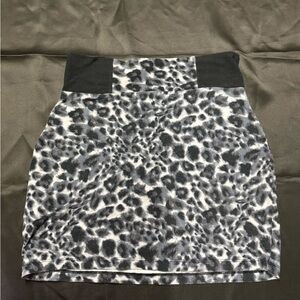 Leopard Print Women's Skirt